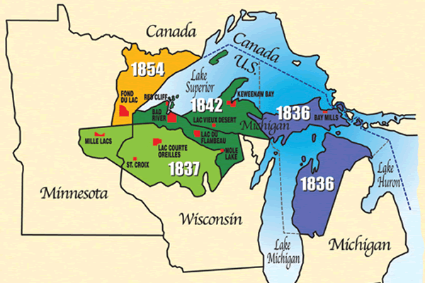 The Ojibwe in Wisconsin Historic Events Historic Places Fe